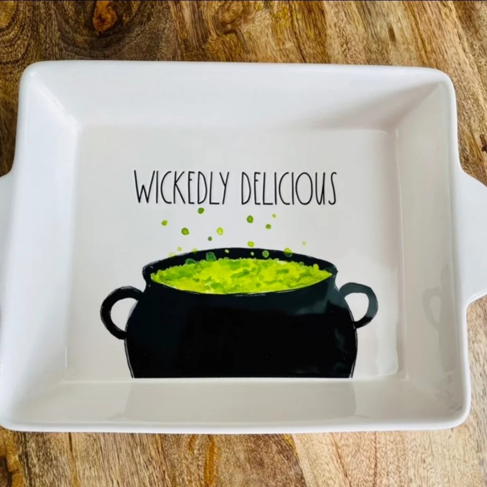 Rae Dunn casserole baking dish wickedly delicious